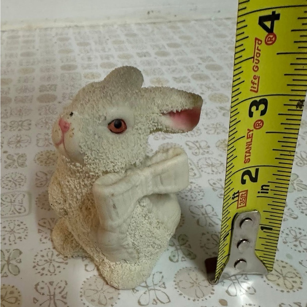 White Rabbit Figurine - Picture 2 of 5